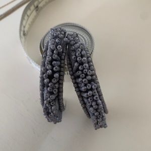 Fun Beaded Hoop Earrings